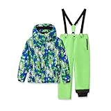 WULFUL Skijacke für Kinder, wasserdicht, winddicht, Winter-Skianzug, Jungen und Mädchen