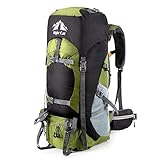 Night Cat Wanderrucksack 90L Rucksack Trekkingrucksack Reiserucksack Herren Damen Atmungsaktiv für Camping Trekking Mountainering Klettern Fahrradreisen