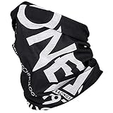O‘NEAL | Halstuch Schlauch-Schal | Mountainbike Motocross Motorrad | Ungesäumt, Bequemes Material, elastischer Stoff | Neckwarmer Solid | Unisex | Schwarz Weiß | Einheitsgröße