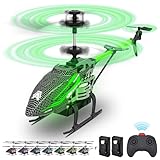 BuzzoXerex Ferngesteuert Hubschrauber, 2.4G RC Hubschrauber Spielzeug, Rc Helikopter Flugzeug mit LED-Licht, 3.5 Kanal, Gyro und Feste Höhe, RC Flugzeuge Jungen und Erwachsene