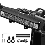 1400Lumen LED Fahrradlicht Vorne, Fahrradlampe USB Aufladbar mit 4000mAh Akku, IPX5 Wasserdicht Fahrradlampe Vorne