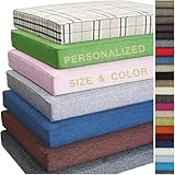 Kissen für Gartenbank, waschbar und atmungsaktiv, rutschfest, für Schaukel, Esszimmerstuhl, Erkerfenster, Hellgrau, 90 x 70 x 5 cm, Sitzkomfort im Freien