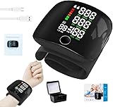 KBIBCK Handgelenk Blutdruckmessgerät Digital, Blutdruck Messgerät Handgelenk, Blutdruckmessgerät Handgelenk mit LCD-Bildschirm für Heim und unterwegs (Deutsch)