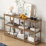 Bücherregal raumteiler regal, 6 Würfelregal Rustikales Braunes Stufenregal Breite Raumtrenner Regal Würfel Regal