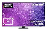 Samsung Neo QLED 4K QN90X Fernseher 55 Zoll, TV mit Neural Quantum 4K AI Prozessor, Quantum-Matrix-Technologie, AI 4K Upscaling, Smart TV, GQ55QN90XATXZG, Deutsches Modell [2024]