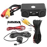 Auto Rückfahrkamera Kit, Auto Rückfahrkamera Kit High Definition Parkradar Sensor LED Licht Nachtsicht