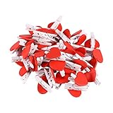 Holz Herzstifte Memo Bild Foto Clips Hochzeit Weihnachten Party Dekoration SS rot 12pcs oder 50pcs