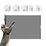 Einziehbares Hundegitter, Einklappbares Gitter für Innenräume, Mit Saugnäpfen Kindersicher Verstellbar Falbar 50x125 cm für Türöffnung Flur Schlafzimmer Balkon Küche