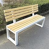 ZYGPH Robuste Gartenbank aus Gusseisen mit Rückenlehne für den Außenbereich – perfekt für Parks und Gärten, langlebige Sitzgelegenheiten auf der Terrasse, stilvolles und Komfortables Design