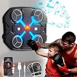 ZOYDP Music Boxing Machine Kinder, Bluetooth Boxmaschine mit Musik, Smart Music Boxing Machine zur Wandmontage, 3 Geschwindigkeitseinstellung, Boxing Machine für Kinder Heimtraining