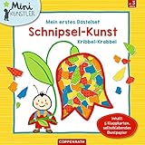 Mein erstes Bastelset: Schnipsel-Kunst Kribbel-Krabbel: Inhalt: 5 Klappkarten, selbstklebendes Buntpapier (Mini-Künstler)