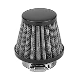 ETOPARS Schwarz Motorrad Luftfilter Universeller Motorrad Lufteinlassfilter Kit 34mm 35mm 36mm Auto Ansaugluftfilter Luftfilterinduktion Vergaser Offroad