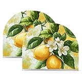 Sommer-Serviettenhalter aus Acryl, Vintage-Zitronen, für Party, Hochzeit, Veranstaltungen, freistehend, Serviettenspender, Restaurant, Heimdekoration