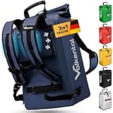 Valkental® 3in1 Fahrradtasche - Das Original - Geeignet als Gepäckträgertasche, Rucksack und Umhängetasche - Wasserdicht & Reflektierend