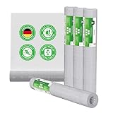 Veluxis® THERMOWALL Vliestapete 10,05 x 1,06 m (4er Set) - Spürbar schneller warm im Raum - Ansatzfrei, Überstreichbar, Energiesparend, Atmungsaktiv, Schallhemmend, Untertapete Weiß