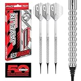 RED DRAGON Javelin Original 18g Softip Tungsten Darts Set with Flights and Stems