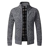 Herbst Winterjacke Herren Kragen Herren, Dgray, L