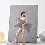 JIANINGHOME Spannbettlaken extra tief,120x200,Matratzen-Bett-Schoner mit Spannumrandung|Auch für Boxspring-Betten|Matratzen-Auflage