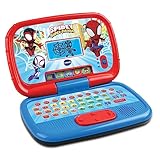 VTech Spidey und seine Super-Freunde - Lernlaptop – Lerncomputer mit QWERTZ-Tastatur und Inhalten zu Buchstaben, Buchstabenlauten, einfacher Addition und Subtraktion u. v. m. Für Kinder von 3-6 Jahren