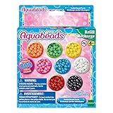 Aquabeads 31517 Perlen - Nachfüllset Nachfüllpack, Wasserperlen, Kreativer Bastelspaß für Kinder ab 4 Jahren, ohne Bügeln oder Kleben