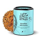 Just Spices Gemüse Allrounder I Jedes Gemüse von Aubergine bis Zucchini lecker würzen I Gewürzdose, 75 g