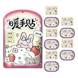 Handwärmer Packs - 10 Stücke Tragbare Luftaktivierte Cartoon Wärmepads,Schnelle Aktivierung Für Fußwärmer Outdoor,Für Zuhause Wohnheim Schule Camping Backpacking Angeln