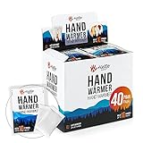 HELLO HEAT Handwärmer, 40 Paar Wärmepads für 10 Stunden Wärme I Sofort aktivierbare Taschenwärmer I Zuverlässiges Heatpad – für Jackentasche, Hosentasche & als Handschuhwärmer