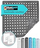 Blumbach® Duschmatte rutschfest 53x53cm - 100% BPA-frei - Inkl. 2 Haken zum Aufhängen - griffige Antirutschmatte Dusche & Badewanne, Duscheinlage, Rutschmatte schimmelresistent & maschinenwaschbar