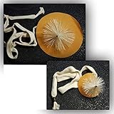 Soundman® Durchziehwischer-Set für Saxophon - enthält: 1 Wischer für den Korpus + 1 Wischer für den S-Bogen - Leder Komplettset Innenreinigung