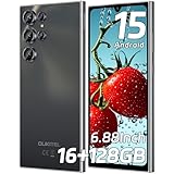 OUKITEL C61 Android 15 Smartphone Ohne Vertrag, 16GB+128GB /1TB Handy Ohne Vertrag, 6,88 Zoll 90Hz Bildschirm 5150mAh Handy Günstig, 13MP+5MP, 4G Dual SIM Simlockfreie Handys/Fingerabdruck/OTG/Face ID