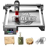Longer RAY5 Laser Graviermaschine, 10W Laser-Ausgangsleistung, 3,5“ Farb-Touchscreen, Offline-Steuerung über App, Gravurwerkzeug für Metall/Glas/Holz, Arbeitsbereich 400x400mm