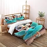 SOJFGSNAJ Skelett Hand Bettdeckenbezug Tier Totem Für Allergiker - Bettbezug - Bettbezug Mit Reißverschluss Und 2 Kissenbezug Double（200x200cm）