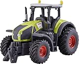 Revell Mini RC Claas 960 Axion Traktor I Ideal für Kinder ab 8 Jahren I Hochdetailliertes Design I 2-Kanal-Fernsteuerung I Schnelle Aufladung über die Fernsteuerung I Perfekt für unterwegs, grün