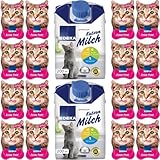 Mit Pufai Grocery, Feine Paté mit Kalb 85G x 16 STÜCK, EDEKA Katzenmilch Milch 200 mililiter x 2 STÜCK