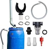 Regenwassersammler, 70-100mm Regensammler für Fallrohre, Fallrohr Abzweig Dachrinnen Abzweig Regentonne,Regentonnen Anschluss Verbinder Set mit Montagezubehör für Dächer bis 80 m²