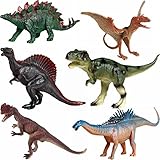 Kiwochy Realistische Dinosaurier Figuren - Jurassic Tyrannosaurus Rex und mehr, Pädagogisches Spielzeug aus Kunststoff