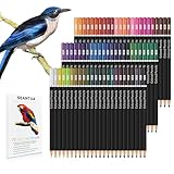 SEANTUA Buntstifte für Erwachsene, 72 buntstifte kinder, Bleistifte für Malbücher, Hochwertige Farbminen mit Weichem Kern für Künstler Coloristen, Art Supplies Künstler Malstifte Set