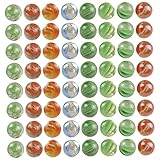 TOYANDONA 100St Murmeln Marmorspielzeug kreativer Kieselstein Murmelbahn Kinderspiele Leuchtstäbe für kinderspielzeug Children Toys marmor dekore dekorative Glaskugel