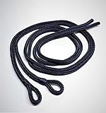 Rota Marine 10 mm Fender-Linien 1,5 m/2,5 m geflochten auf geflochtenem Geflechtseil, 2 Stück, navy, 1.5mt