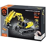 iM.Master STEM Academy: Mechanical Master R/C 3-in-1 Bagger & Roboter - 430pcs - Bricks Model Vehicle, Remote Control, Building Blocks Activity Set