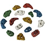 ALPIDEX Klettergriffe Klettersteine Tritte Größe XS - 15, 30, 60, 120 Stück, Farbe:bunt, Verpackungseinheit:15 Stück