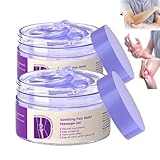 Kriesin Gelenkschmerz lila Gel, natürliche Mischung aus lila Gel, Gelenkgel für Gelenkaktivitäten im gesamten Körper, beruhigt Knie, Lendenwirbel, Hals, Hände und Füße (2Pcs)