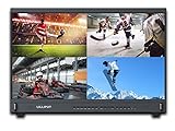 LILLIPUT 80.0 cm BM310-4KS-VBP Broadcast Monitor 4K/Full HD zum Fotografieren & Filmen mit mehreren Signaleingängen 3G SDI, HDMI, DVI und VGA - Quad View Split, 3D LUT, HDR mit V Mount Plate