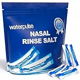 Waterpulse Neti pot Salzpackung, 120 Nasen-Bewässerungspackungen, Noes Nasen-Bewässerungspackung, ergänzendes Nasen-Bewässerungs-Set, Nasen-Relief, Nasen-Bewässerung, physiologische Kochsalzlösung
