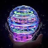 XINHOME Fliegender Ball, Flying Ball mit Led-Beleuchtung, Orbi Ball Drohne Flying Orb Ball Hover Toy Geschenke für Jungen Mädchen 6-12 Jahre Flying Orb Ball Spielzeug Blau