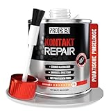 PROCREA® Kontaktkleber 'Kontakt Repair' [inkl. Pinseldose] Extra starker & wasserfester Schuhkleber, Sohlenkleber, Planenkleber, Lederkleber, Gummikleber, Filzkleber, Metallkleber - Profi-Qualität