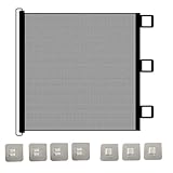 Hundegitter aus Netzstoff – einziehbarer Verstellbarer Haustierzaun, Hundeschutzgitter | Verstellbarer -Sicherheitszaun für Treppen, Küchen, Türen, Flure, Innenhöfe, Balkone, Terrassen