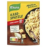 Knorr Hüttenschmaus Fertiggericht Käse-Spätzle leckeres Nudelgericht fertig in 12 Minuten 149 g