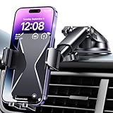 BIPOPIBO Handyhalterung Auto [Super Saugnapf] Handy Halterung Auto Universal Handyhalter Auto 360° Drehbar kfz Handyhalterung Armaturenbrett Handy Halter Auto für iPhone Android Smartphone