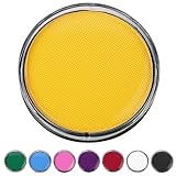 LOPHE Water Color Schminke, 30g vegan Bodypainting Farben Schminke Kinder, Waschbar Theaterschminke Körperfarbe, Gesichtsfarbe Kinderschminke für Make up Karneval & Halloween Party (Gelb)